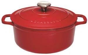 Chasseur Round Casserole With Lid Red - 240mm - 186404 - 10328-04