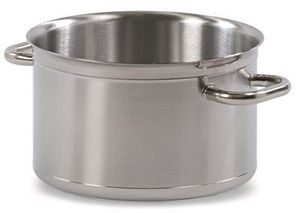 Bourgeat Tradition Braising Pot No Lid - S/S 240mm / 7.0L Capacity - 680024 - 10201-01