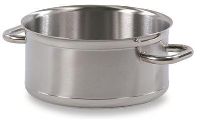 Bourgeat Tradition Casserole No Lid - S/S 320mm / 12.8L Capacity - 683032 - 10223-03