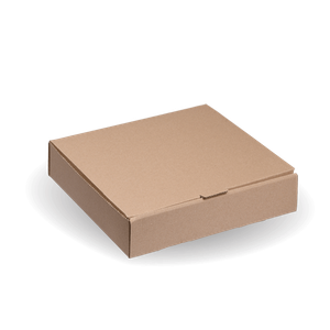 BioPak 10" Kraft Pizza Boxes (Case of 100) - BB-PB-10-K - 1