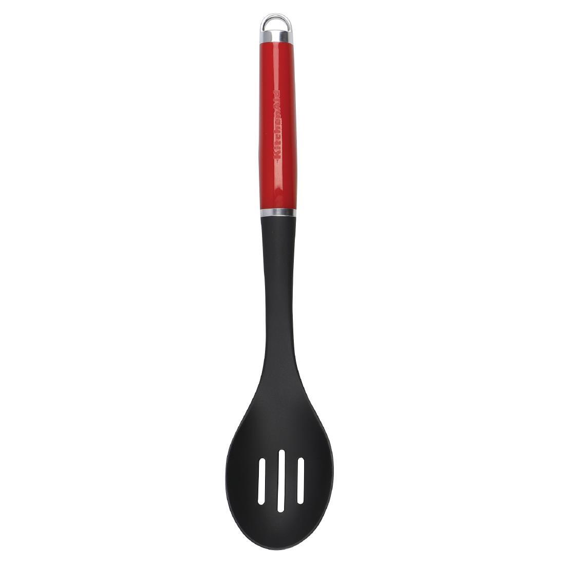 KitchenAid Bamboo & Silicone Spatula Set - Empire Red - 1 Each