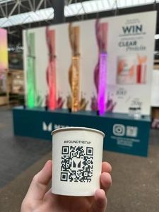 Custom Branded 6oz Single Wall Paper Sampling Cups - Custom Printed 6oz Paper Drinks Cups - 6oz Single Wall Flat White Cups - 6