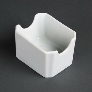 Olympia Whiteware Sachet Holders (Pack of 6) - C346 - 1