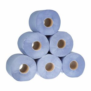 Jantex Centrefeed Blue Rolls 2-Ply 120m (Pack of 6) - DL921 - 5