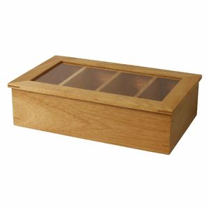 Olympia Hevea Wood Tea Box - CB808 - 3
