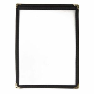 Olympia American Style Menu Cover Black A5 - E290 - 1