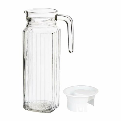 Olympia Ribbed Glass Jugs 1Ltr (Pack of 6) - GF922 - 7
