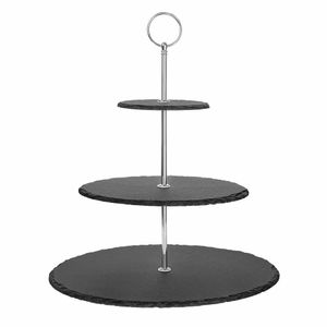 Olympia 3 Tier Slate Afternoon Tea Stand - GF991 - 1
