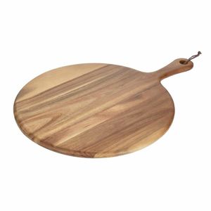 Olympia Acacia Wood Round Pizza Paddle Board 355mm - GM262 - 1