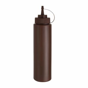 Vogue Brown Squeeze Sauce Bottle 24oz - E626 - 1