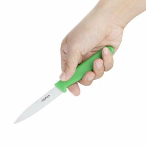 Hygiplas Paring Knife Green 7.5cm - C545 - 3