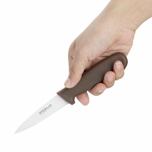 Hygiplas Paring Knife Brown 9cm - C840 - 2