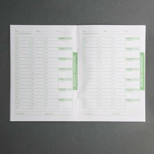 Temperature Log Book - J201 - 3