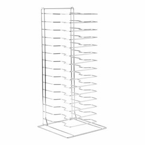 Vogue Pizza Pan Stacking Rack 15 Slot - F027 - 1