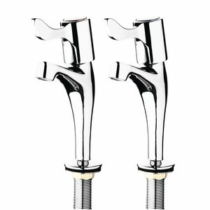 Vogue Basin Pillar Lever Taps (Pack of 2) - G461 - 1