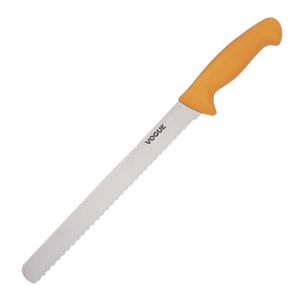 Vogue Soft Grip Pro Serrated Slicer 28cm - GH530 - 1