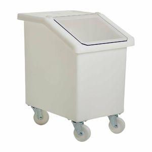 Mobile Ingredient Bin 90Ltr White - W782 - 1