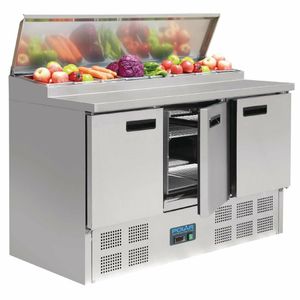 Polar G-Series Pizza Prep Counter Fridge 390Ltr - G605 - 1