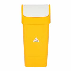 SYR Polypropylene Swing Bin Yellow 50Ltr - CC080 - 1