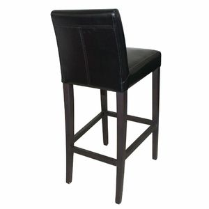 Bolero Faux Leather High Bar Stool Black (Single) - GG651 - 3
