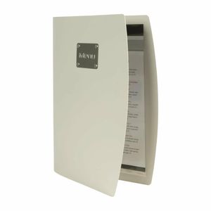 Securit Rio Menu Cover Silver A4 - GL109 - 3