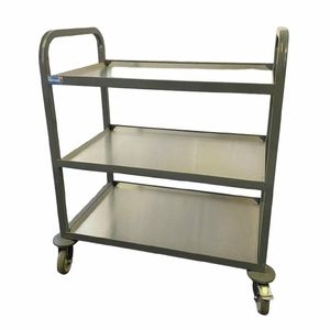 Craven Enamelled 3 Tier Clearing Trolley - CE981 - 1