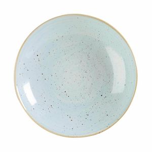Churchill Stonecast Round Coupe Bowl Duck Egg Blue 315mm (Pack of 6) - DK503 - 1