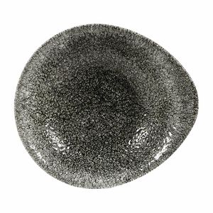Churchill Raku Round Dish Quartz Black 160mm (Pack of 12) - DY942 - 5