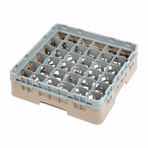 Cambro Camrack Beige 36 Compartments Max Glass Height 92mm - DW558 - 1