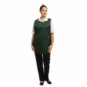Whites Tabard With Pocket Green - B041 - 1