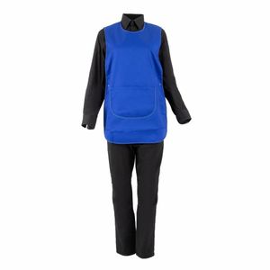 Whites Tabard With Pocket Royal Blue - B043 - 3