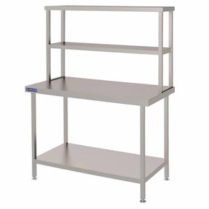 Holmes Stainless Steel Wall Table Welded with Double Gantry 1500mm - FC454 - 1