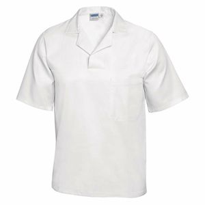 Unisex Bakers Shirt White M - A102-M - 1