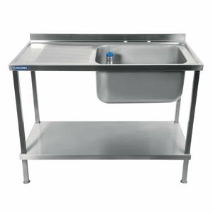 Holmes Fully Assembled Stainless Steel Sink Left Hand Drainer 1500mm - DR389 - 3