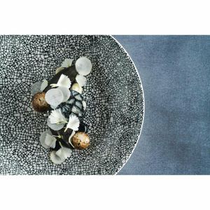 Steelite Ink Crackle Black Coupe Bowls 205mm (Pack of 12) - VV1047 - 3