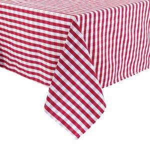 Gingham Tablecloth Red 1320 x 1320mm - HB582 - 1