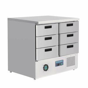 Polar G-Series Refrigerated Counter Fridge with 6 Drawers 240Ltr - FA440 - 1