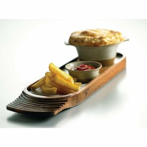 Churchill Single Handled Medium Wooden Boards 355mm (Pack of 4) - CD142 - 3