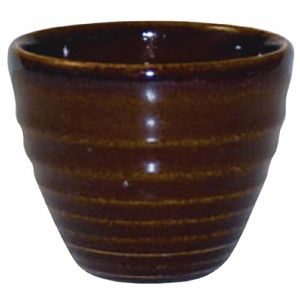 Churchill Bit on the Side Brown Ripple Dip Pots 114ml (Pack of 12) - DL419 - 1
