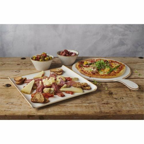 Churchill Melamine Stonecast Square Buffet Tray 303mmx303mm (Pack of 4) - FS914 - 3