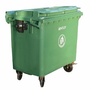 Flat Top Lid Wheelie Bin - U668 - 1