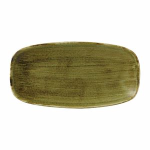 Stonecast Plume Olive Chefs' Oblong Plate No. 4 13 7/8 x 7 3/8  (Box 6) - FJ935 - 1