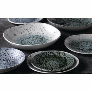 Churchill Studio Prints Mineral Green Centre Print Organic Round Plates 186mm (Pack of 12) - FC123 - 3