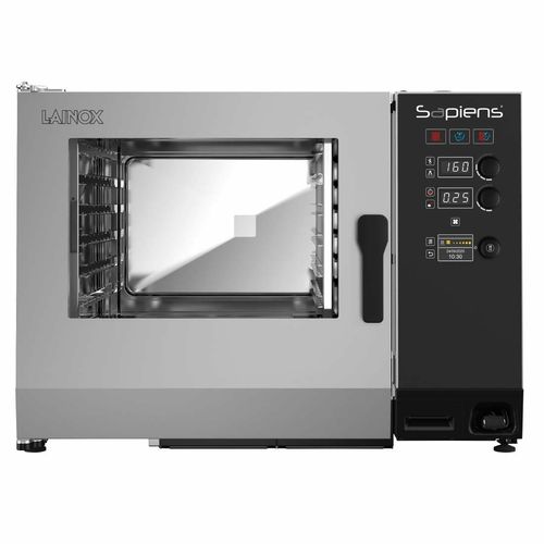 Lainox 6x 2/1GN Electric Manual Control Combi Oven with Boiler SAE062BS 3PH - 1