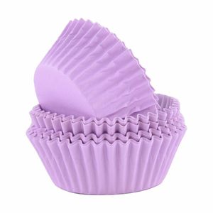 PME Block Colour Cupcake Cases Purple, Pack of 60 - 1
