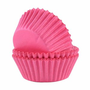 PME Block Colour Cupcake Cases Pink, Pack of 60 - 1