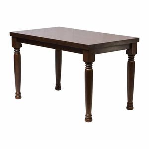 Cotswold Dark Wood Rectangular Dining Table 1200x700mm - 1