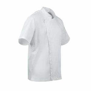 Chef Works Cannes Short Sleeve Chefs Jacket Size S - 8