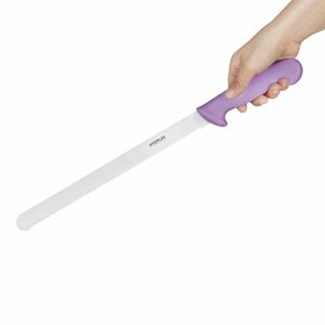 Hygiplas Slicer Serrated Purple 30.5cm - 3