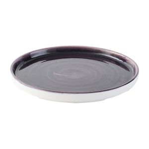 Churchill Stonecast Patina Deep Purple Walled Plate 210mm (Pack of 6) - DX070 - 3